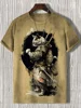 Men's T-Shirt Japanese Style Samurai Cat Graphic 3D Printed T-Shirt Casual Short Sleeved Tee Outdoor Oversized Men Clothing Tops 5 Men's T-Shirt Japanese Style Samurai Cat Graphic 3D Printed T-Shirt Casual Short Sleeved Tee Outdoor Oversized Men Clothing Tops 5
