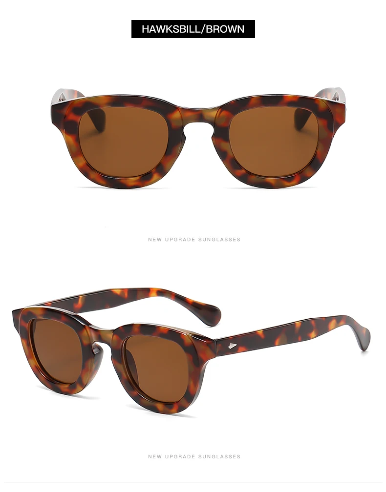 Wandern 2024, neue Anti-Licht-Brille, weiblich, ovaler Rahmen, dicker Rahmen, kleines Gesicht, Persönlichkeit, Brille, mehrfarbig, modische Brille – Detail 9