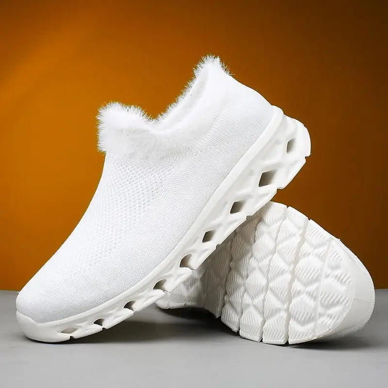 

Autumn Northeast Thick Cotton Shoes down Cloth High-Top Men's Shoes Boys Youth Fur Integrated Velvet Warm Snow Boots