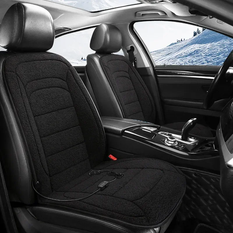 Heated Car Seat Cover Car Heating Cushion Winter Heated Seats Car Seat Warmer 12V Seat Cushion For Back And Seats