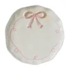 Nordic Ins Hand-painted Ceramic Bow Shape Plate Ornament Sliving Room Bedroom Dining Table Snack Fruit Salad Plate Birthday Gift 5