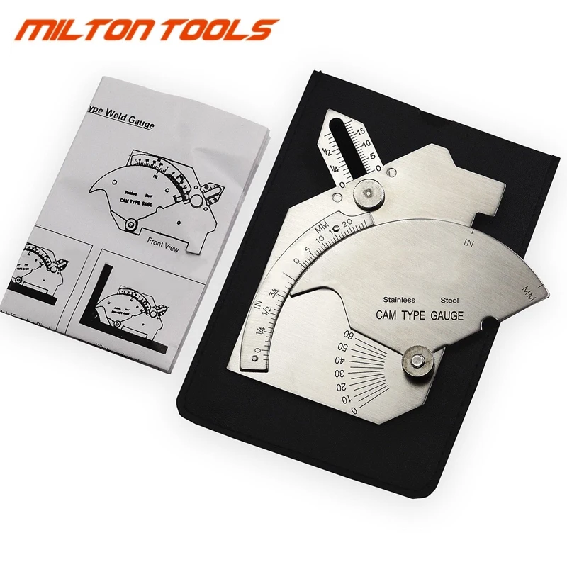 MG-8 bridge cam welding gauge stainless steel cam type Welding Gauge Test Ulnar Welder Inspection steel ruler gauge carpentry gauge woodworking gauge