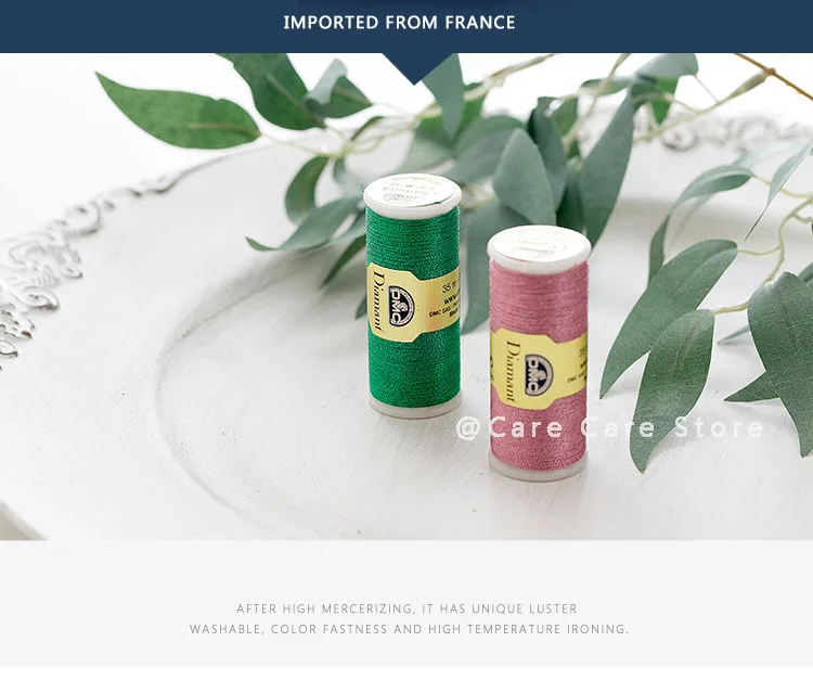 Description Picture 6 of itemDMC Mouline Thread Embroidery Floss Original dmc Threads For Embroidery Cross Stitch Sewing Threads dmc Lines Golden Silk Wire