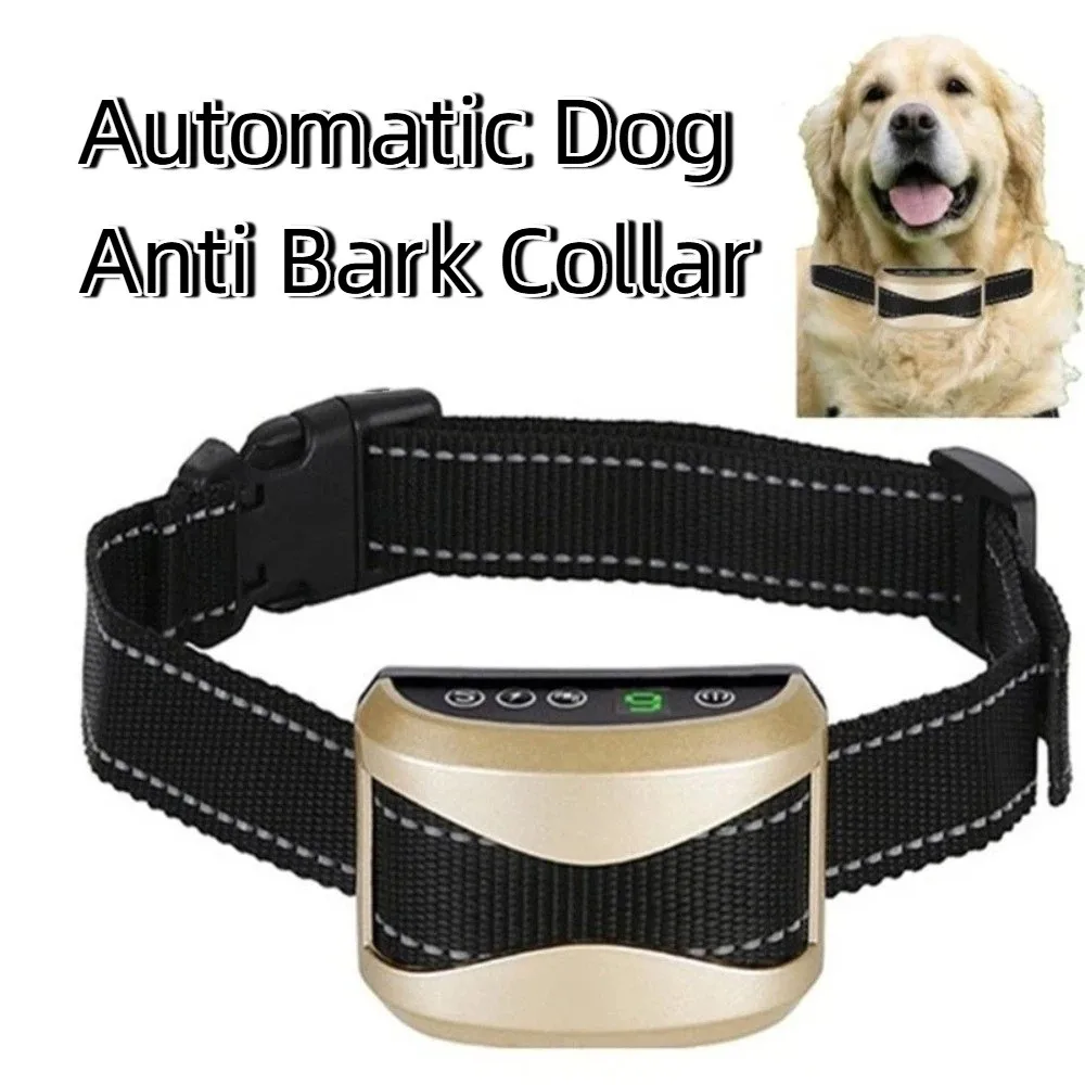Smart Dog Anti Bark Collar Waterproof Handheld Bark Control Collar Adjustable Digital Display Bark Stopper Collar Pet Supplies 2