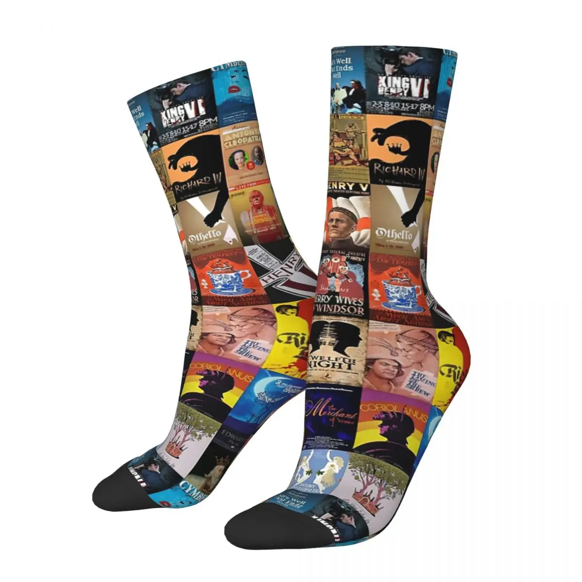 Shakespeare Plays stockings Thickened thermal Adult Socks,Unisex socks,men Socks women Socks