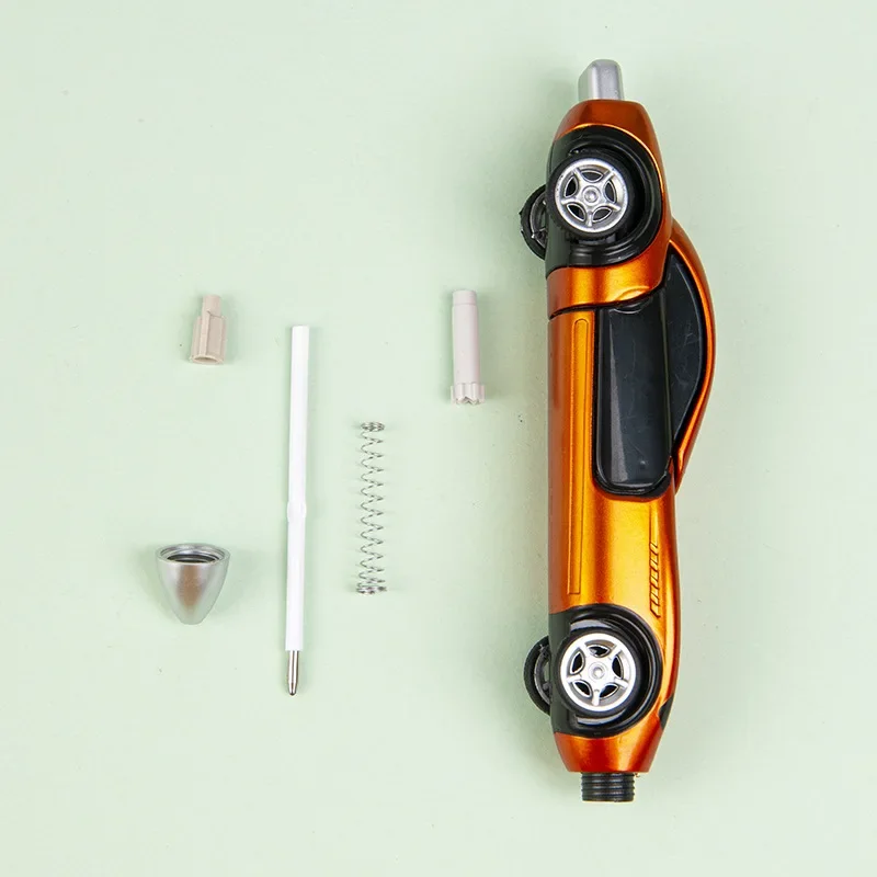 1pc Novelty Racing Design Ballpoint Pen Portable Creative Office Ballpoint Pen Children'S Student Stationery Gift (Random Color)