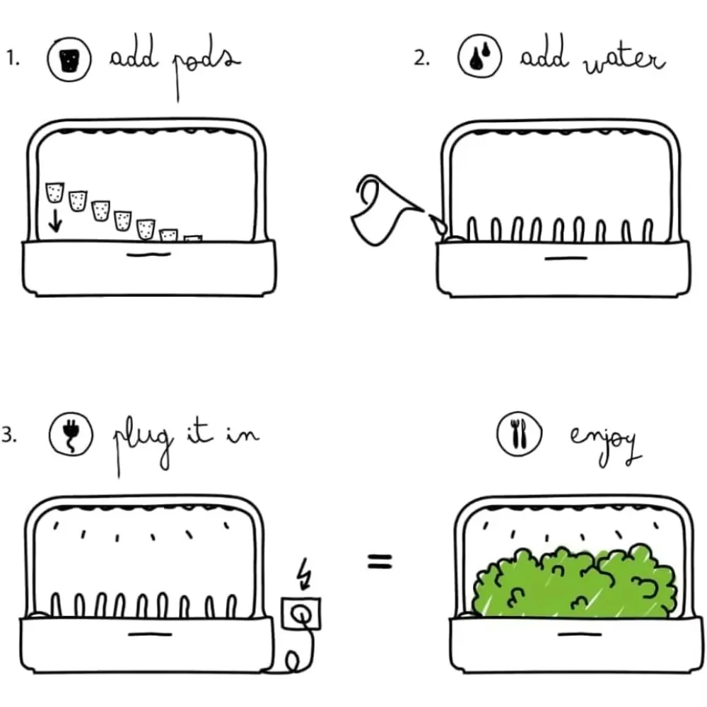 Indoor Herb Garden Kit with Grow Light 3