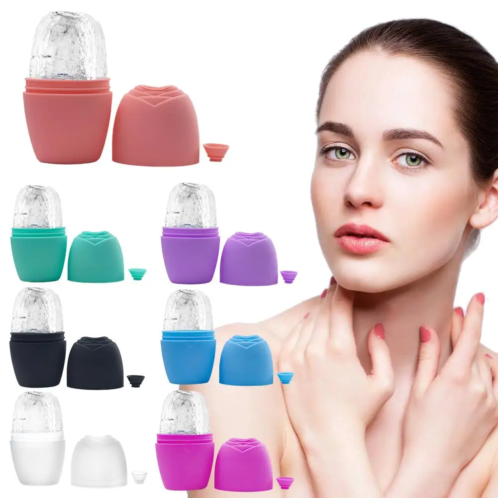 Face Ice Mold Massage Rose Shaped Silicone Ice Grid Ball Ice Beauty Lifting Soothing Massage Box Face Contouring Ice I0Y2 silicone picture frame moulds clay molds epoxy resin mold heart shaped for diy