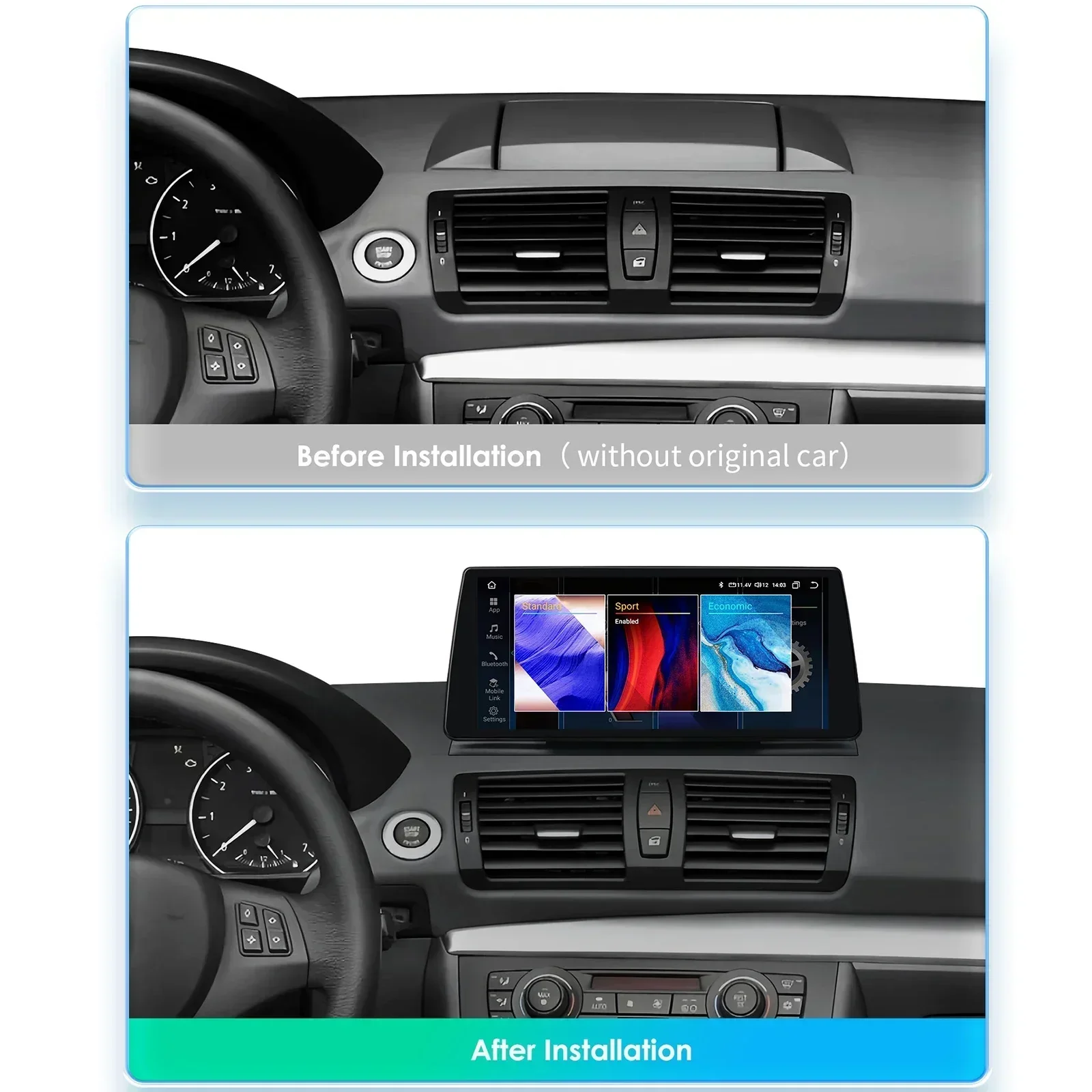 Android 13 1シリーズ BMW E87用 CCC 2007-2011用 Carplay