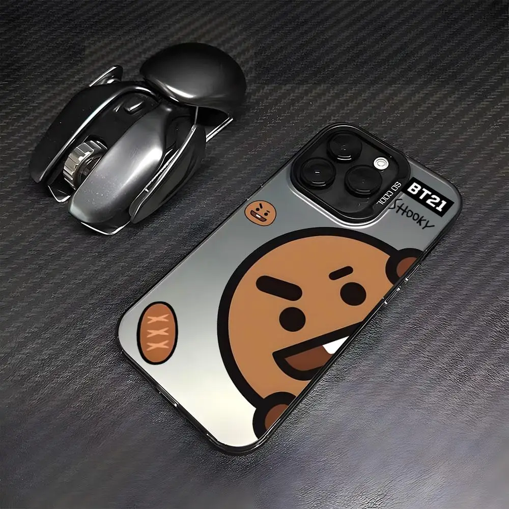 Stylish Silver and Black Bumper Phone Case with Adorable Design