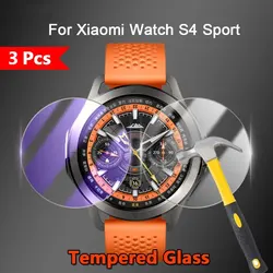 Premium Tempered Glass Screen Protector Set: Ultra Slim, Clear Protective Film (3-Pack) for 3pcs (Xiaomi S4 Sport)