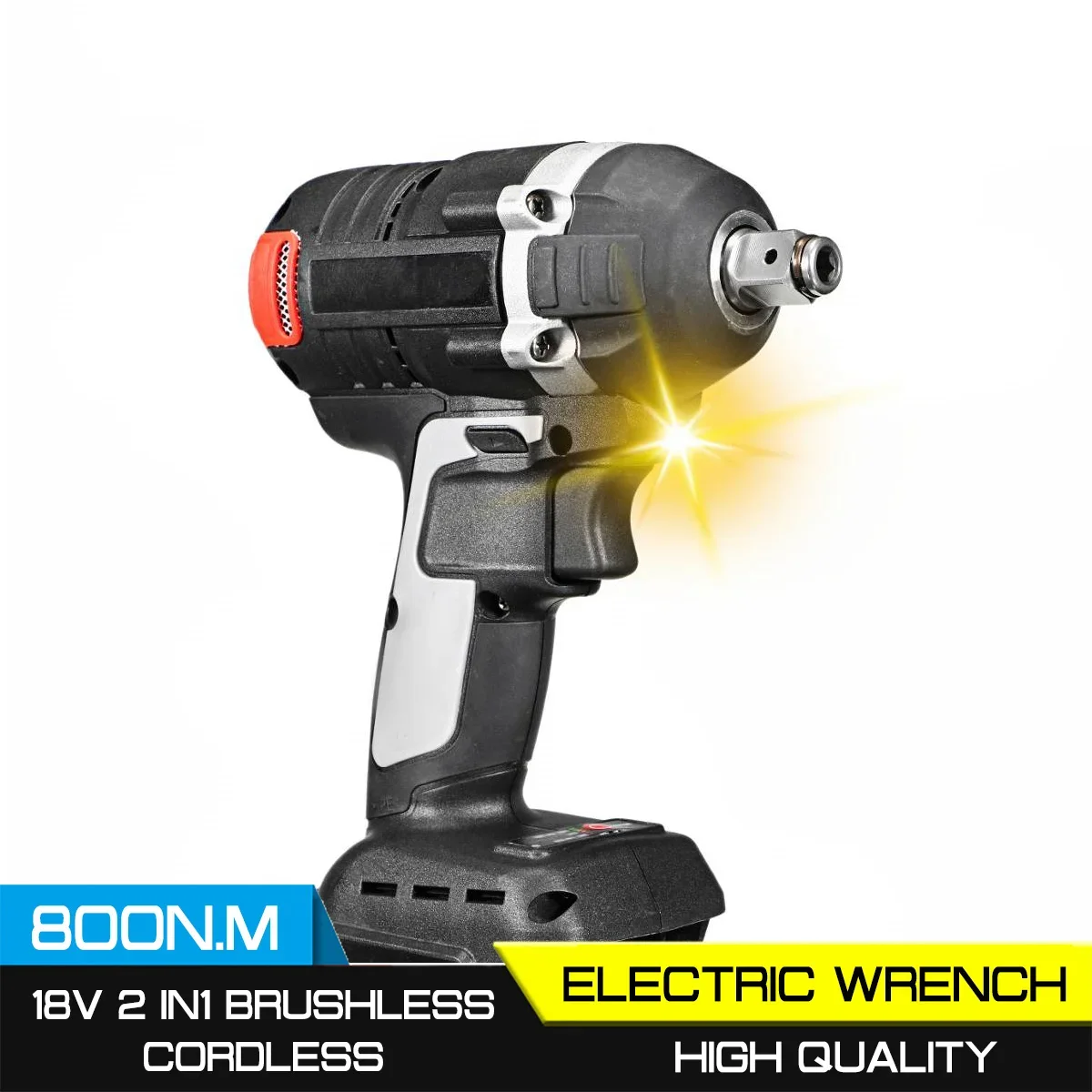 

3 Types 18V 800Nm Electric Wrench Brushless Impact Rechargeable 1/2 Socket Cordless Wrench Power Tool For Makita Battery DTW285Z