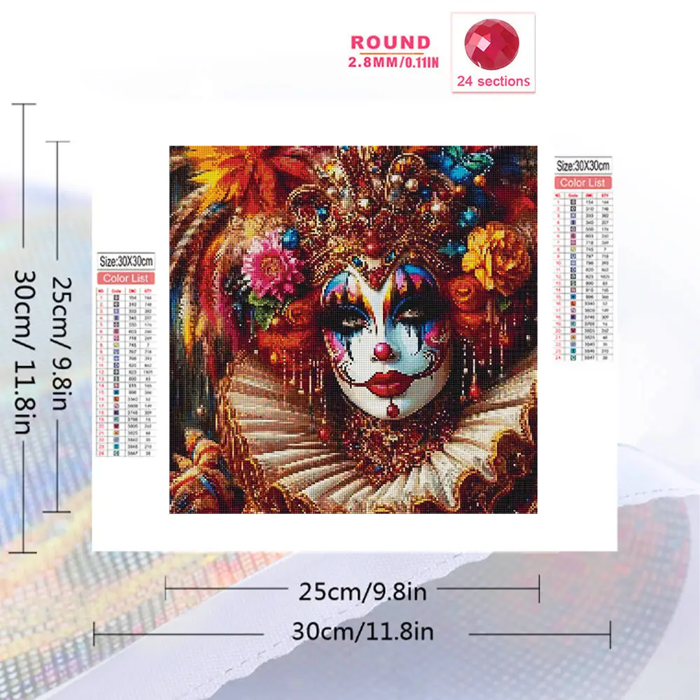 Diamond Mosaic Joker Portrait 2