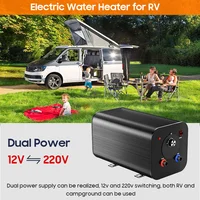 Chauffe-eau électrique pour camping-car, caravane, bateau, douche, réservoir de stockage de 10L, 15L, 20L, 30L, 12V CC, 220V CA 2