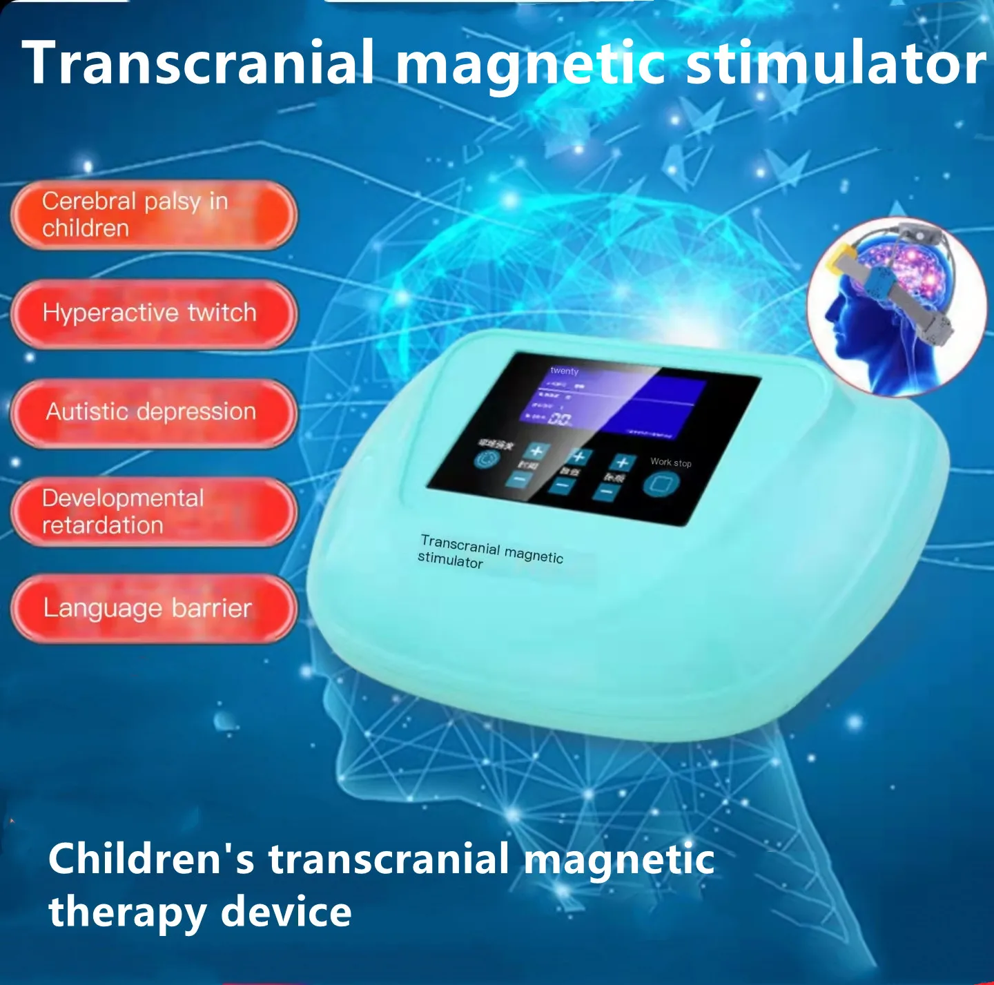 Rtms Transcranial Stimulation for Children Insomnia Anxiety