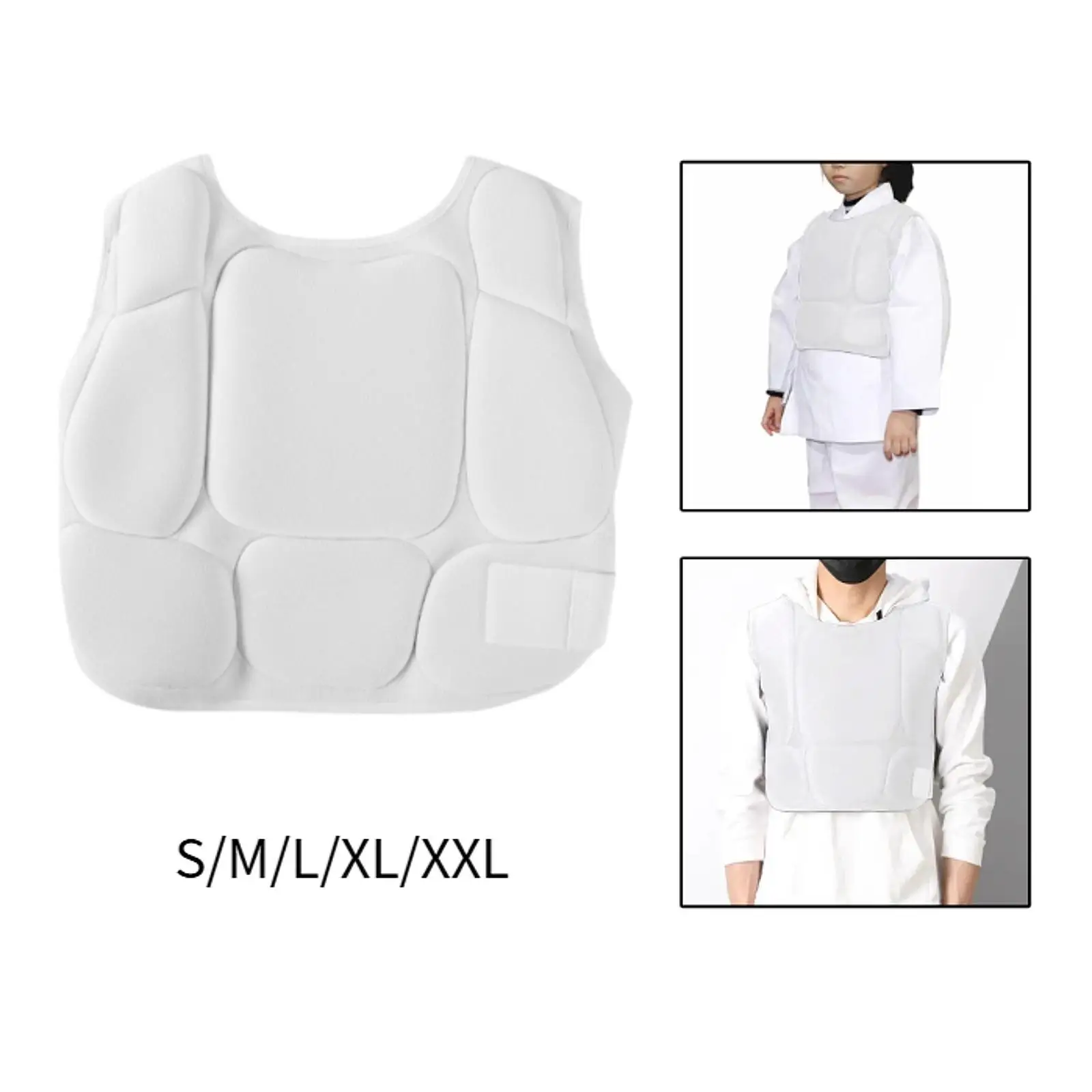 Karate Chest Guard EVA Rib Protector Armour for Mma Rugby Sparring Training