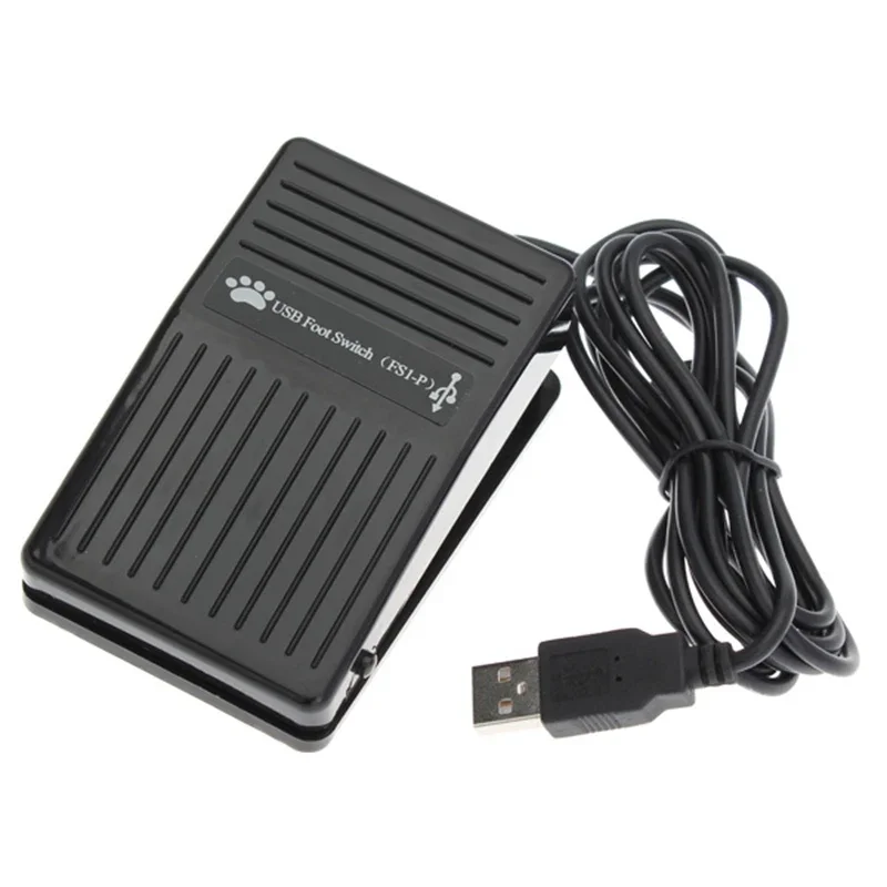 HID PC 컴퓨터 용 USB 풋 스위치 키보드 페달 USB 액션 스위치 제어 사전 프로그램 키 기능 마우스 PC 게임