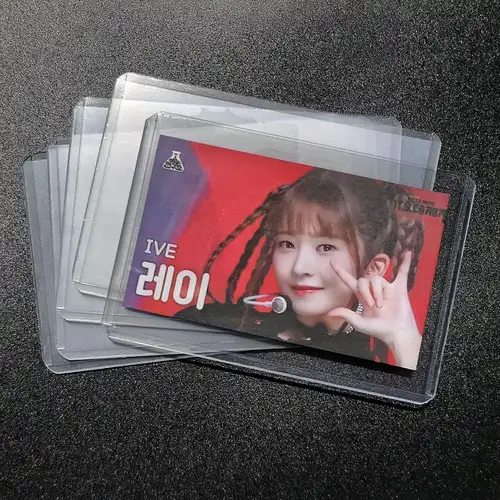 Utalo 1 ~ 50 Pcs 35PT Protective Toploader Super Clear KPOP Photocard Sleeves Card Trading Supply Double-sided Film Cardholder - Image 3