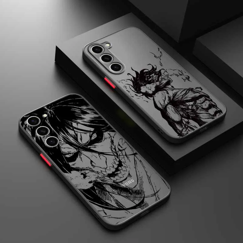 Attack On Titan Frosted Translucent Phone Case
