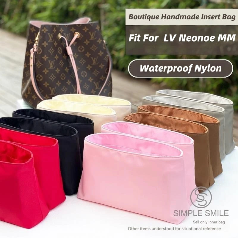 For LV Neonoe MM Make up Organizer Felt Cloth Handbag Insert Bag Travel  Inner Purse Portable Cosmetic Bags - AliExpress