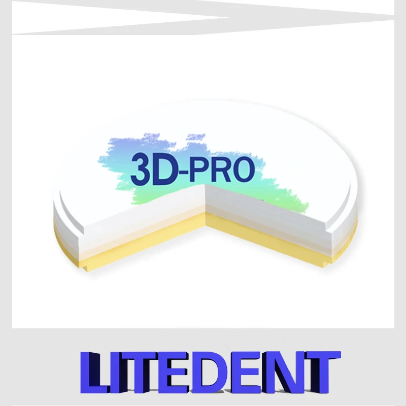 

A1 A2 A3 A3.5 A4 98mm 3D Pro Multilayer Zirconia Blocks Dental Milling Disc CADCAM Ceramic Blank 3DML Material Dental Laboratory