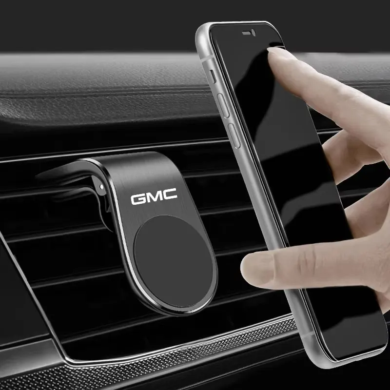 자동차 금속 자석 전화 홀더 GMC Terrain Sierra 1500 Yukon Acadia Savana Hummer Granite H3 Jimmy 용 자동차 인테리어 액세서리