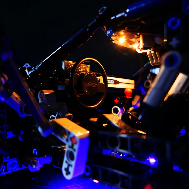 DIY LED Light Kit For LEGO 42154 Fords GT Super Sports Car Building Block Set（Only LED Light,Without Blocks Model） 2
