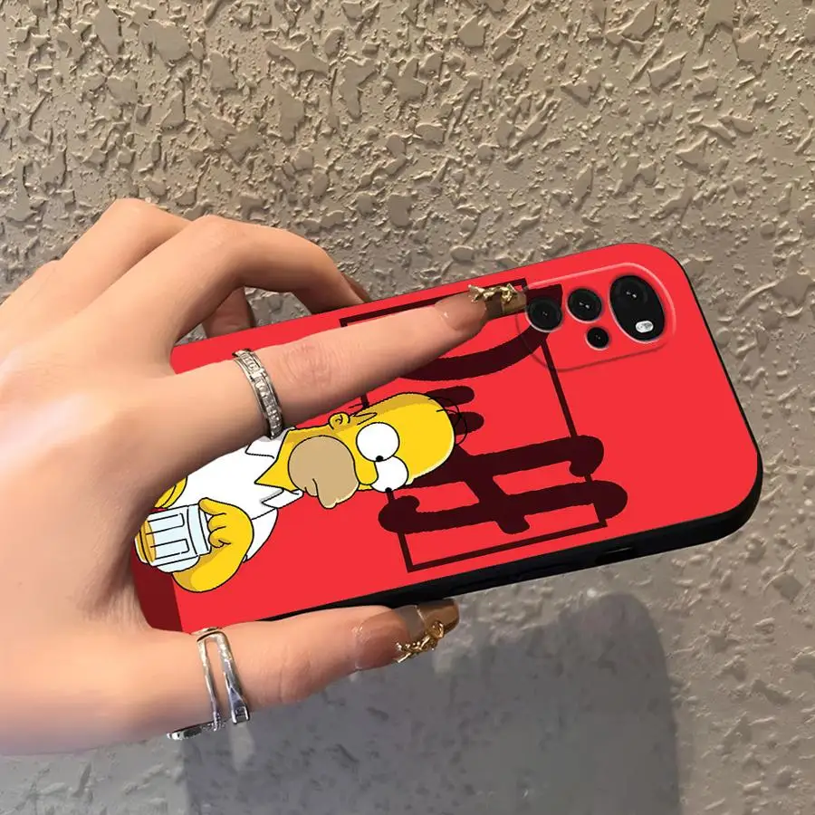 Black Soft Funny Homer Simpson Case - Playful Design and Durable Protection
