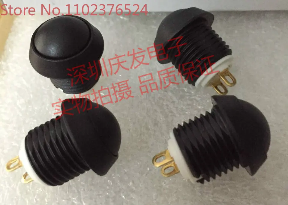 

AP4D200TZBE button switch gold plated pin 2 pin hole 12MM reset button