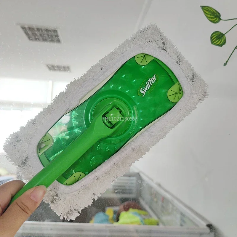 1PCS Thickened Elastic Band Flat Mop Cloth Coral Fleece/Microfiber/Chenille Replacement Rotary Mop Cleaning Pad Household Tools