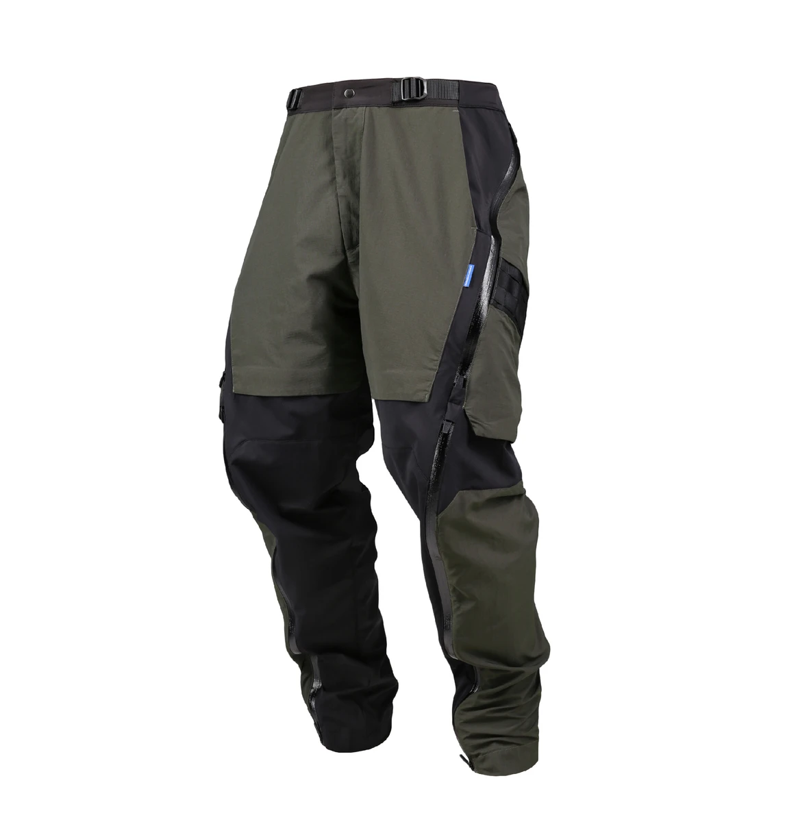 Reindee Lusion 21aw double shape zipper waterproof pants side molle waist adjustment stitching materials techwear gorpcore