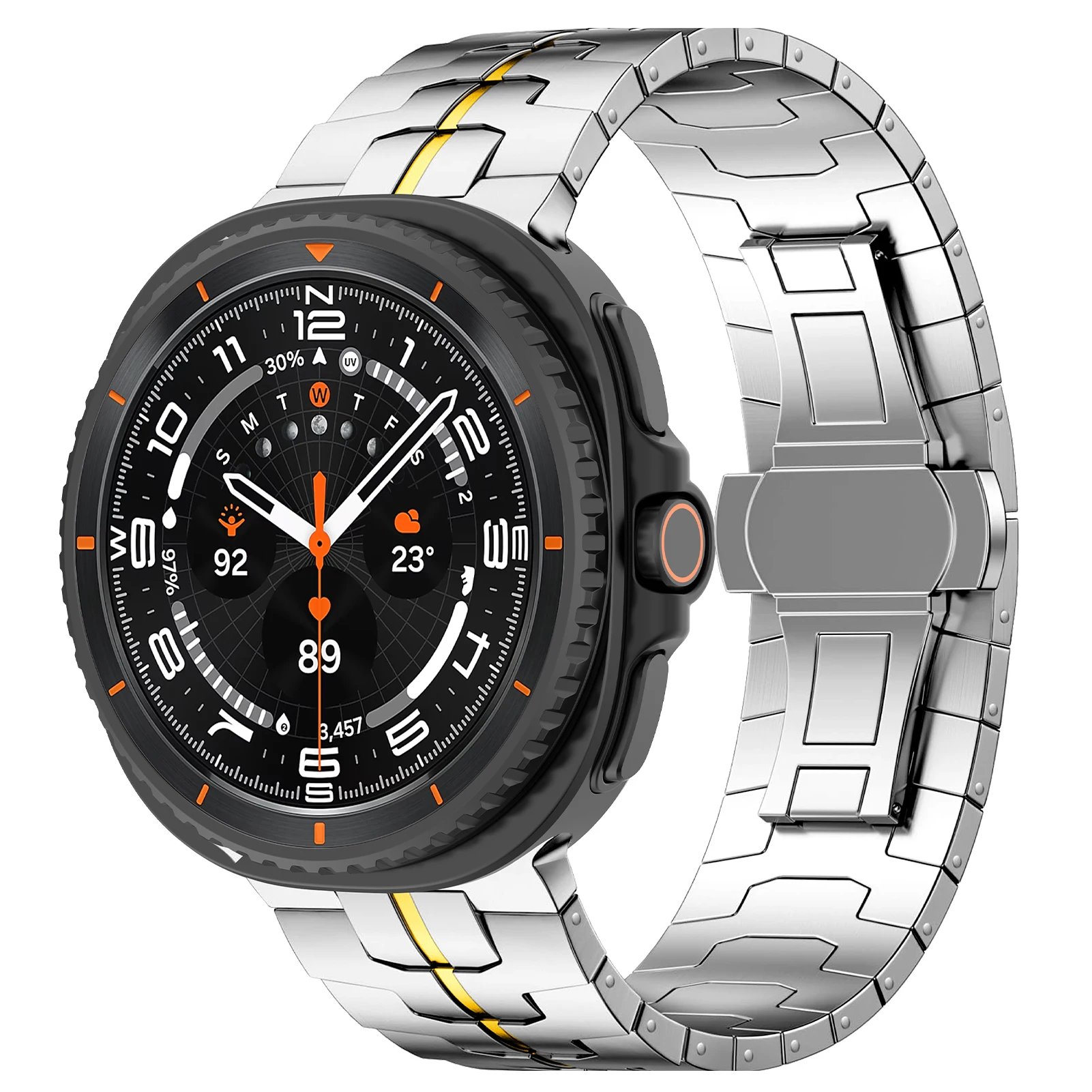 Premium Stainless Steel Metal Watchband Bracelet Strap