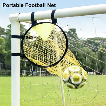 Football Training Shooting Bins Soccer Target Goal Aiming Net For Beginner Youth Football Kick Practice Shooting Soccer Topshot