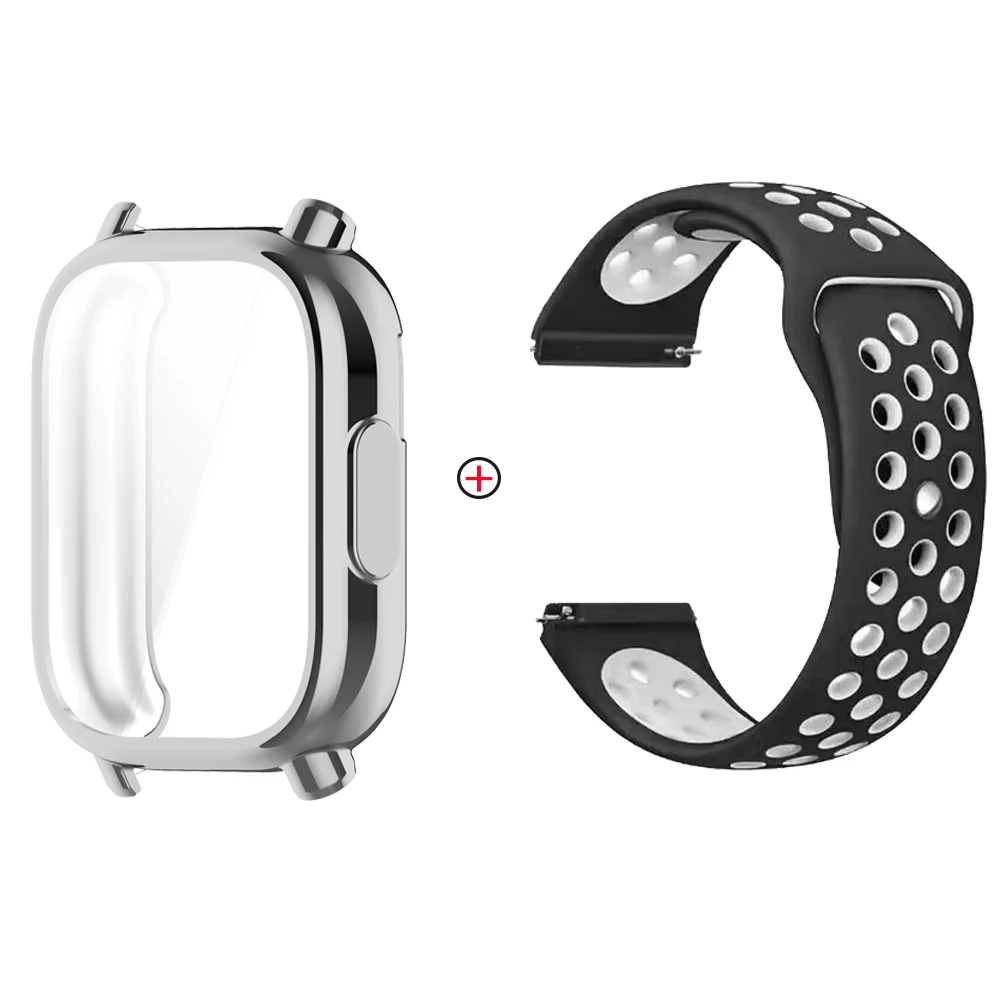 Soft Silicone Strap with TPU Case and Screen Protector