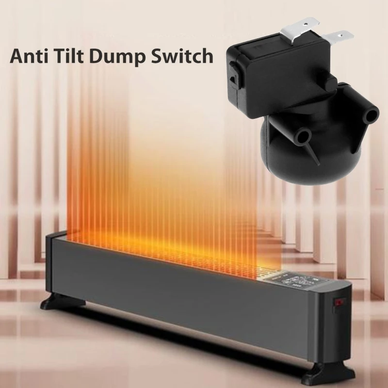 Tip Over Switch AC 250V 10A/250V 16A Micro Electrical Patio Heater Tip Over Switch Dump with Two Terminals 425B