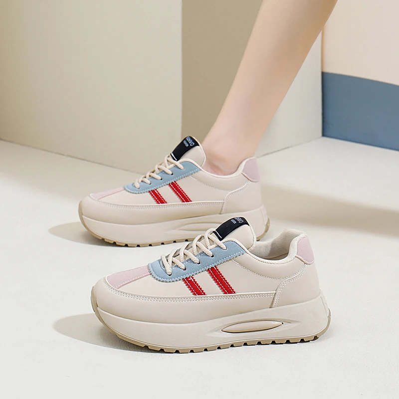 Height Increasing Running Shoes for Women Original Walking Holiday Travel Essentials Trainers Casual Comfy Tennis Women Sneakers