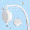 Cute Baby Mobile Music Box Funny 35 Lullabies Cartoon Bed Bell Musical Box White Baby Musical Box Household 3