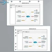 

Notebook Core Cornell Business Loose-leaf Hand A4/B5 Map Ledger Student Core Cornell Square Grid Notepad School Office Supplies