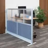 Stand Up Desk Store Expanse Modular Wall | 70''x 48''Wall | Expandable Partition Room Divider with Rearrangeable Frosted Acrylic 4