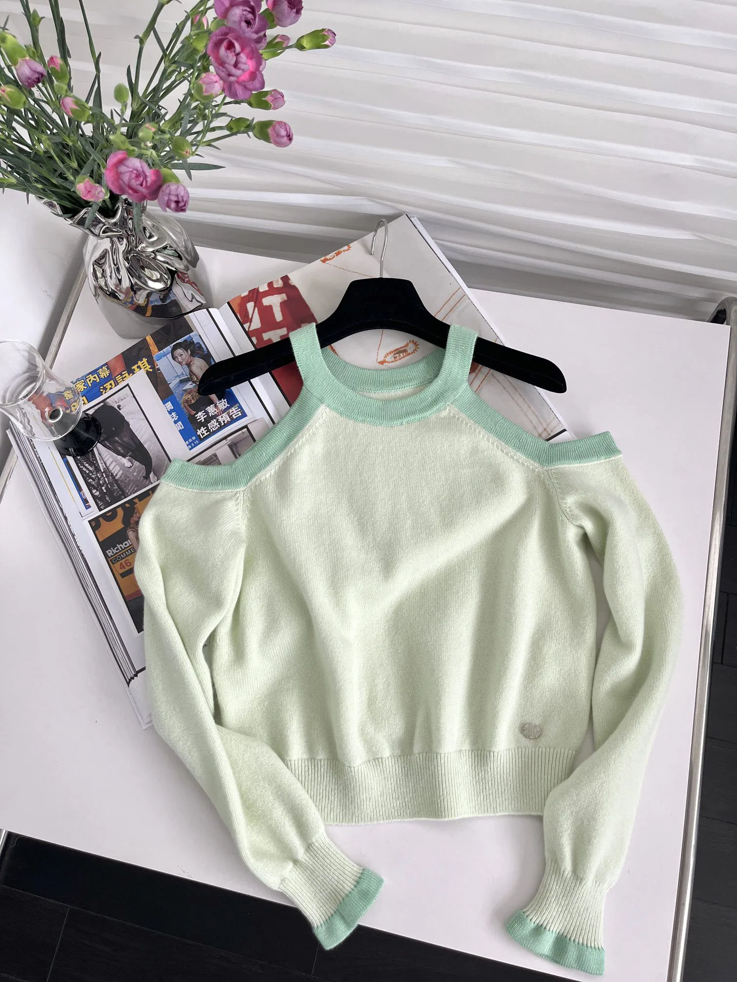 

Strapless knit fabric soft and comfortable 2023 summer new 0408