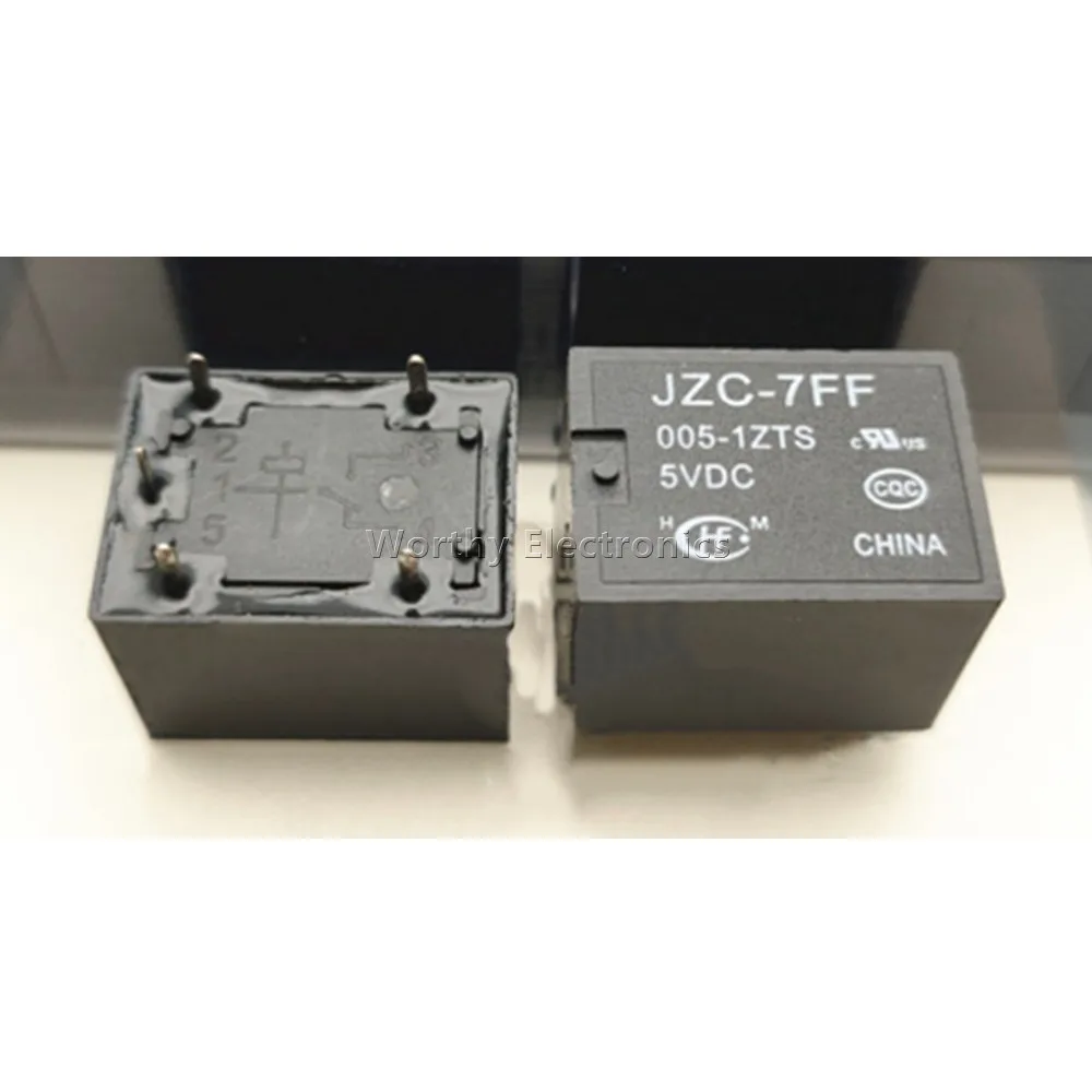 

Free Shipping 10PCS/LOT·JZC-7FF 005-1ZTS 5V 5VDC 5PIN 20A Relay HF7FF