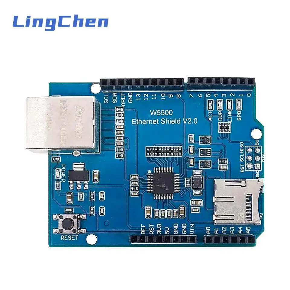 Scheda Di Sviluppo Uno Shield Ethernet Shield W5500 R3 Per Arduino