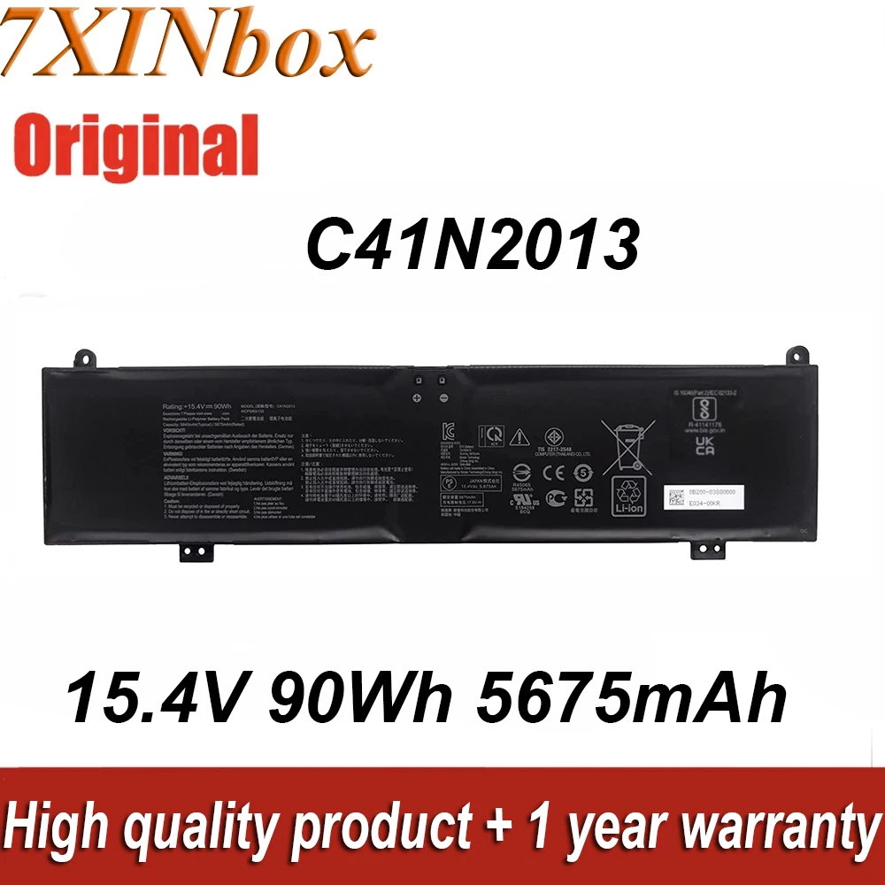 7Xinbox C41N2013 15.4V 5675Mah Batteria Originale Per Laptop Per Asus Rog Zephyrus M16 G15 S17 Strix Scar 15 G533 17 G733 G15 Series