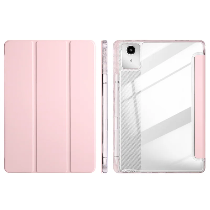 Lenovo Idea Tab 11 Acrylic Clear Hard Stand Case with Pen Holder
