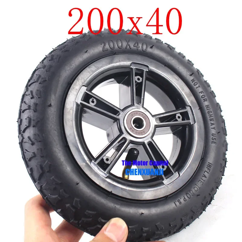 

Free Shipping 2019 New Tire and Wheel Hub 200X40 with A Bent Angle Valve Stem Electric Bicycle Tyre Electric Scooter Motorcycle