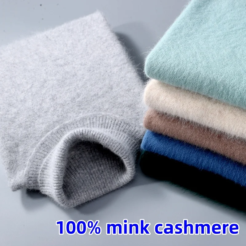 Keusyoi Suéter De Cachemira Para Hombre Con Cuello En O