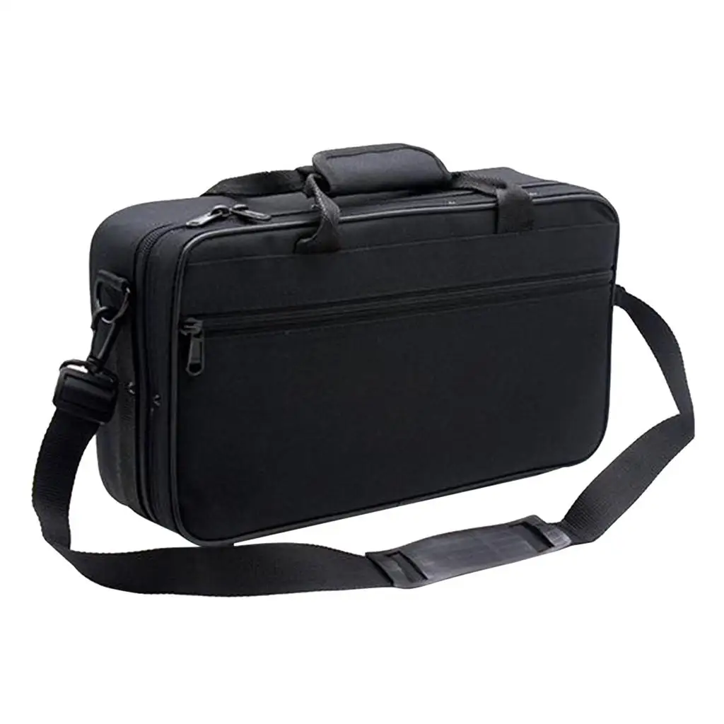 600D Water-resistant Foam Padded Clarinet Case Clarinet bag Storage Carrying Protective Case
