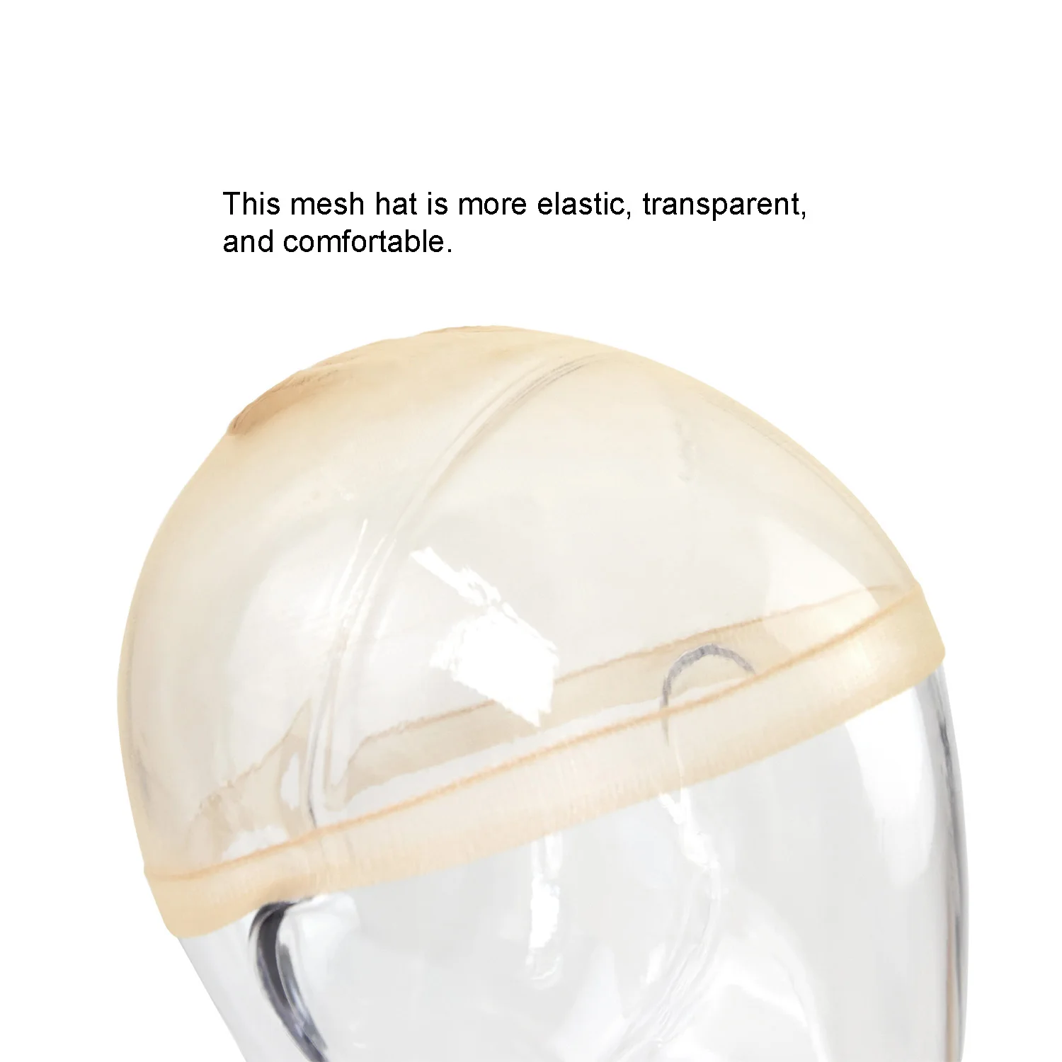 2Pcs/1Pack Wig Caps Hair Nets Thin Stocking Caps Invisible Strechable Mesh caps for Weaving Wig for Making Wigs