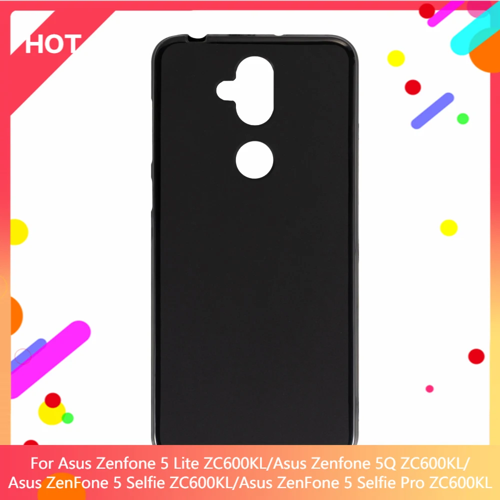 Чехол Zenfone 5 Lite ZC600KL матовый Мягкий силиконовый чехол из ТПУ для Asus 5Q Selfie Pro