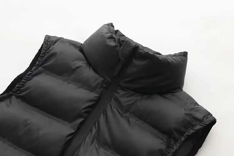Women's Parkas Vests Jackets Coat Black Outwear Sleeveless Top With Zipper zarftrafins Woman Coat Chaqueta Acolchada Ladies Top
